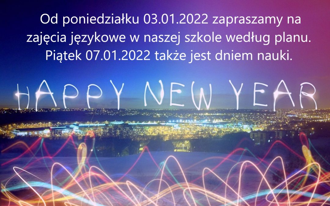 Ruszamy w Nowy Rok 😊 Życzymy Wam zdrowia, optymizmu, sił i codziennej motywacji 🥰